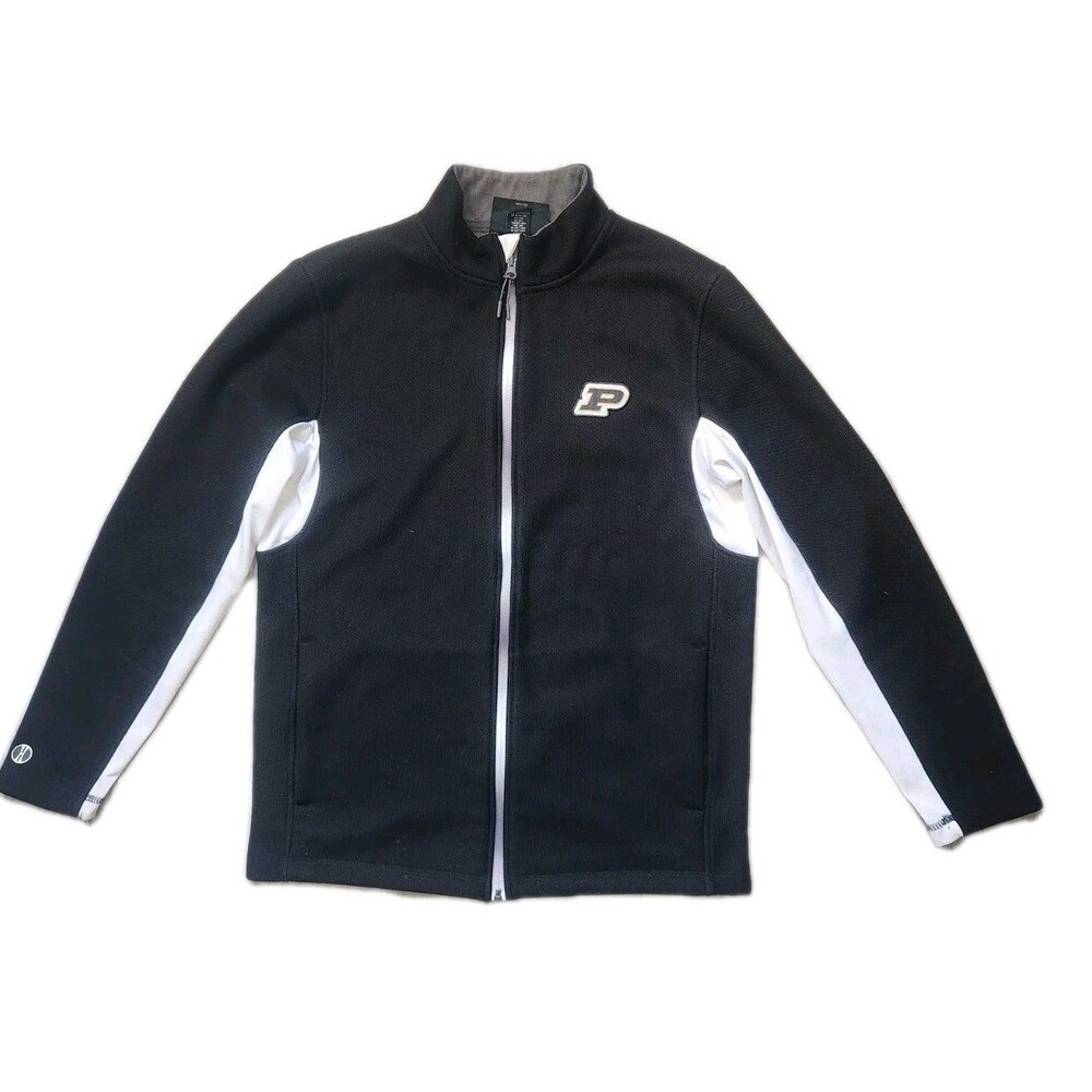 Holloway Purdue Boilermakers Jacket Mens M Heavyweight Fleece Full Zip NCAA GUC